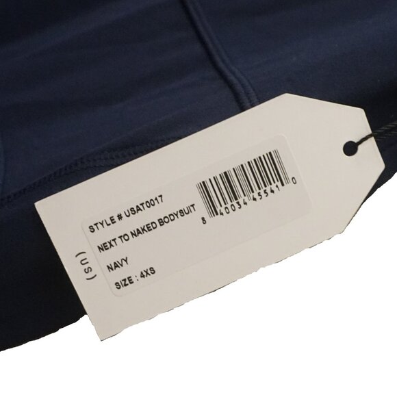 Universal Standard Navy Next to Naked Bodysuit Women’s 4XS Size 0 - Picture 5 of 10